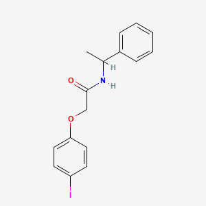 2-(4-iodophenoxy)-N-(1-phenylethyl)acetamide