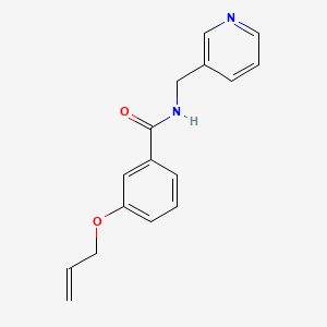 molecular formula C16H16N2O2 B4407555 3-prop-2-enoxy-N-(pyridin-3-ylmethyl)benzamide 