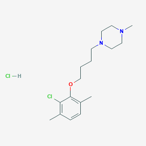 molecular formula C17H28Cl2N2O B4407565 1-[4-(2-Chloro-3,6-dimethylphenoxy)butyl]-4-methylpiperazine;hydrochloride 