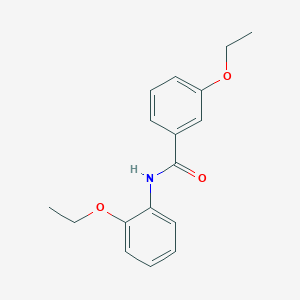 molecular formula C17H19NO3 B4407600 3-ethoxy-N-(2-ethoxyphenyl)benzamide 