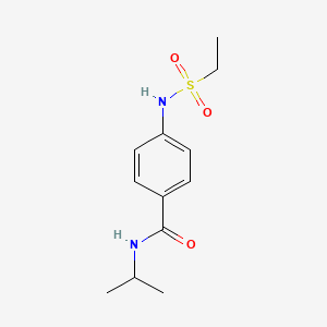 4-[(ethylsulfonyl)amino]-N-isopropylbenzamide