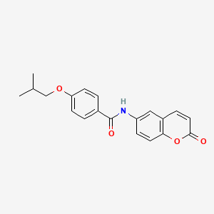 4-isobutoxy-N-(2-oxo-2H-chromen-6-yl)benzamide