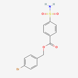 4-bromobenzyl 4-(aminosulfonyl)benzoate