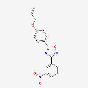 5-[4-(allyloxy)phenyl]-3-(3-nitrophenyl)-1,2,4-oxadiazole