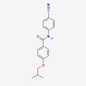 N-(4-cyanophenyl)-4-isobutoxybenzamide