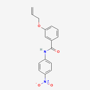 molecular formula C16H14N2O4 B4407790 3-(allyloxy)-N-(4-nitrophenyl)benzamide 