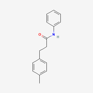 molecular formula C16H17NO B4407804 3-(4-methylphenyl)-N-phenylpropanamide 