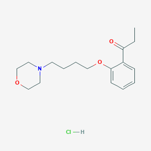 1-{2-[4-(4-morpholinyl)butoxy]phenyl}-1-propanone hydrochloride