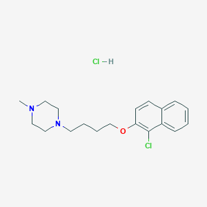 1-{4-[(1-chloro-2-naphthyl)oxy]butyl}-4-methylpiperazine hydrochloride