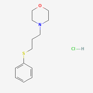 molecular formula C13H20ClNOS B4407882 4-[3-(phenylthio)propyl]morpholine hydrochloride 