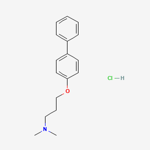 N,N-dimethyl-3-(4-phenylphenoxy)propan-1-amine;hydrochloride