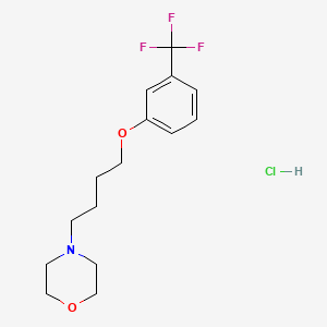 4-[4-[3-(Trifluoromethyl)phenoxy]butyl]morpholine;hydrochloride