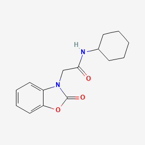 N-cyclohexyl-2-(2-oxo-1,3-benzoxazol-3(2H)-yl)acetamide