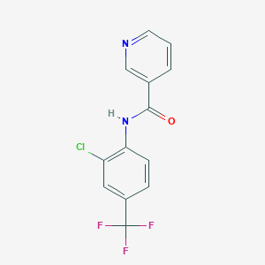 N-[2-chloro-4-(trifluoromethyl)phenyl]nicotinamide