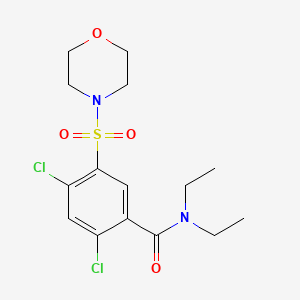 2,4-dichloro-N,N-diethyl-5-(4-morpholinylsulfonyl)benzamide