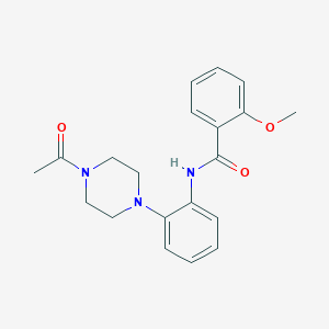 N-[2-(4-acetylpiperazin-1-yl)phenyl]-2-methoxybenzamide