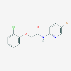 molecular formula C13H10BrClN2O2 B4408204 N-(5-bromo-2-pyridinyl)-2-(2-chlorophenoxy)acetamide 