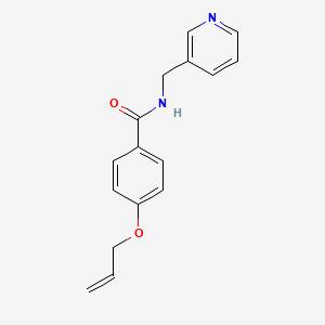 molecular formula C16H16N2O2 B4408288 4-prop-2-enoxy-N-(pyridin-3-ylmethyl)benzamide 