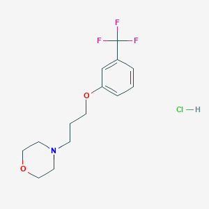 4-{3-[3-(trifluoromethyl)phenoxy]propyl}morpholine hydrochloride