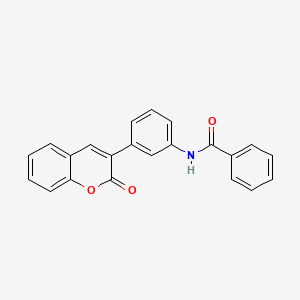 N-[3-(2-oxo-2H-chromen-3-yl)phenyl]benzamide