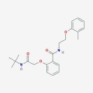 2-[2-(tert-butylamino)-2-oxoethoxy]-N-[2-(2-methylphenoxy)ethyl]benzamide