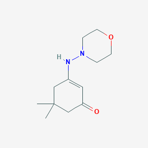 molecular formula C12H20N2O2 B440837 5,5-Dimethyl-3-(morpholin-4-ylamino)-cyclohex-2-enone CAS No. 114640-92-5