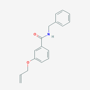 molecular formula C17H17NO2 B4408381 3-(allyloxy)-N-benzylbenzamide 