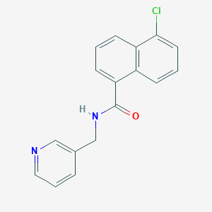 5-chloro-N-(3-pyridinylmethyl)-1-naphthamide