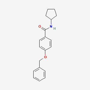 4-(benzyloxy)-N-cyclopentylbenzamide