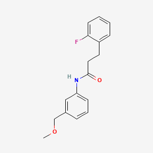 3-(2-fluorophenyl)-N-[3-(methoxymethyl)phenyl]propanamide