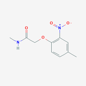 molecular formula C10H12N2O4 B4408561 N-methyl-2-(4-methyl-2-nitrophenoxy)acetamide 