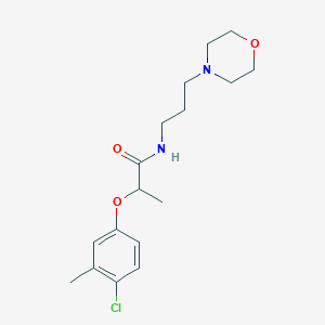 2-(4-chloro-3-methylphenoxy)-N-(3-morpholin-4-ylpropyl)propanamide