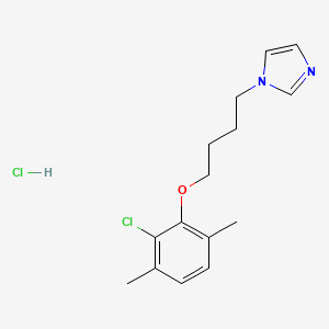 molecular formula C15H20Cl2N2O B4408601 1-[4-(2-Chloro-3,6-dimethylphenoxy)butyl]imidazole;hydrochloride 