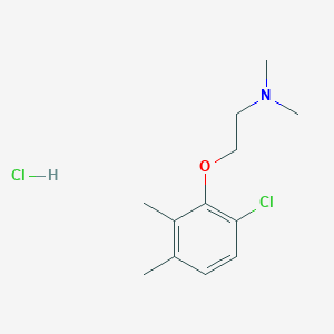 2-(6-chloro-2,3-dimethylphenoxy)-N,N-dimethylethanamine;hydrochloride