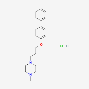 1-[3-(4-biphenylyloxy)propyl]-4-methylpiperazine hydrochloride