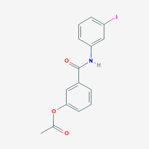 [3-[(3-Iodophenyl)carbamoyl]phenyl] acetate