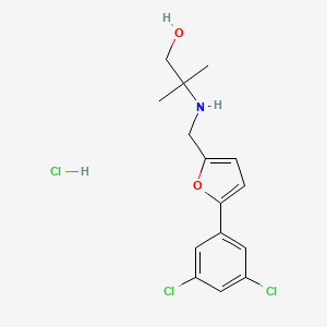 2-({[5-(3,5-dichlorophenyl)-2-furyl]methyl}amino)-2-methyl-1-propanol hydrochloride