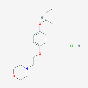 4-[2-(4-sec-butoxyphenoxy)ethyl]morpholine hydrochloride