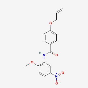 4-(allyloxy)-N-(2-methoxy-5-nitrophenyl)benzamide