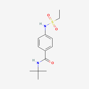 N-(tert-butyl)-4-[(ethylsulfonyl)amino]benzamide