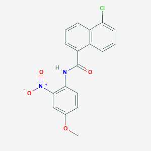 5-chloro-N-(4-methoxy-2-nitrophenyl)-1-naphthamide