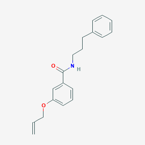 N-(3-phenylpropyl)-3-prop-2-enoxybenzamide