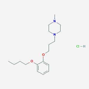 molecular formula C18H31ClN2O2 B4408915 1-[3-(2-butoxyphenoxy)propyl]-4-methylpiperazine hydrochloride 