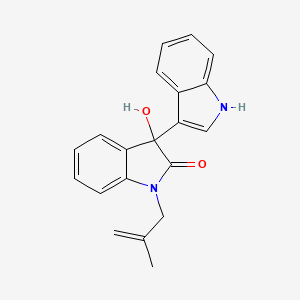 molecular formula C20H18N2O2 B4408918 3'-hydroxy-1'-(2-methyl-2-propen-1-yl)-1',3'-dihydro-1H,2'H-3,3'-biindol-2'-one CAS No. 842115-88-2