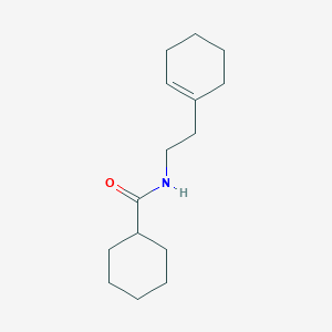 molecular formula C15H25NO B440894 N-[2-(cyclohexen-1-yl)ethyl]cyclohexanecarboxamide CAS No. 438616-17-2
