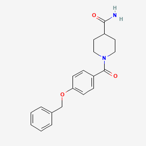 1-[4-(benzyloxy)benzoyl]-4-piperidinecarboxamide