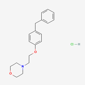 molecular formula C19H24ClNO2 B4409007 4-[2-(4-benzylphenoxy)ethyl]morpholine hydrochloride 