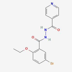 N'-(5-bromo-2-ethoxybenzoyl)isonicotinohydrazide