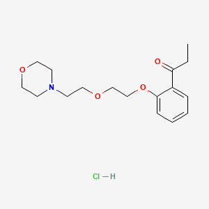 1-(2-{2-[2-(4-morpholinyl)ethoxy]ethoxy}phenyl)-1-propanone hydrochloride