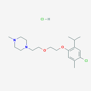 1-{2-[2-(4-chloro-2-isopropyl-5-methylphenoxy)ethoxy]ethyl}-4-methylpiperazine hydrochloride